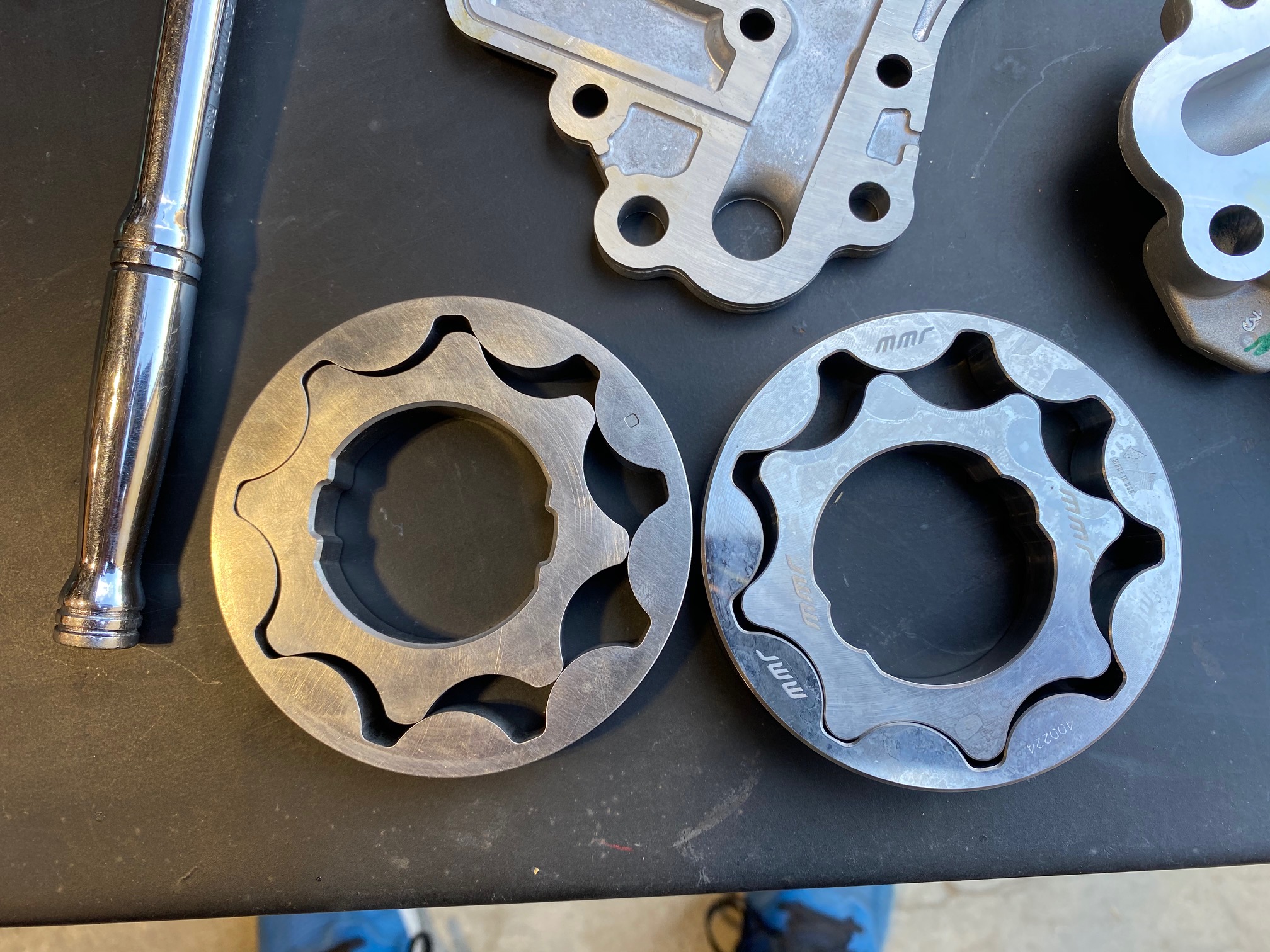Billet (MMR) oil pump gears vs OEM