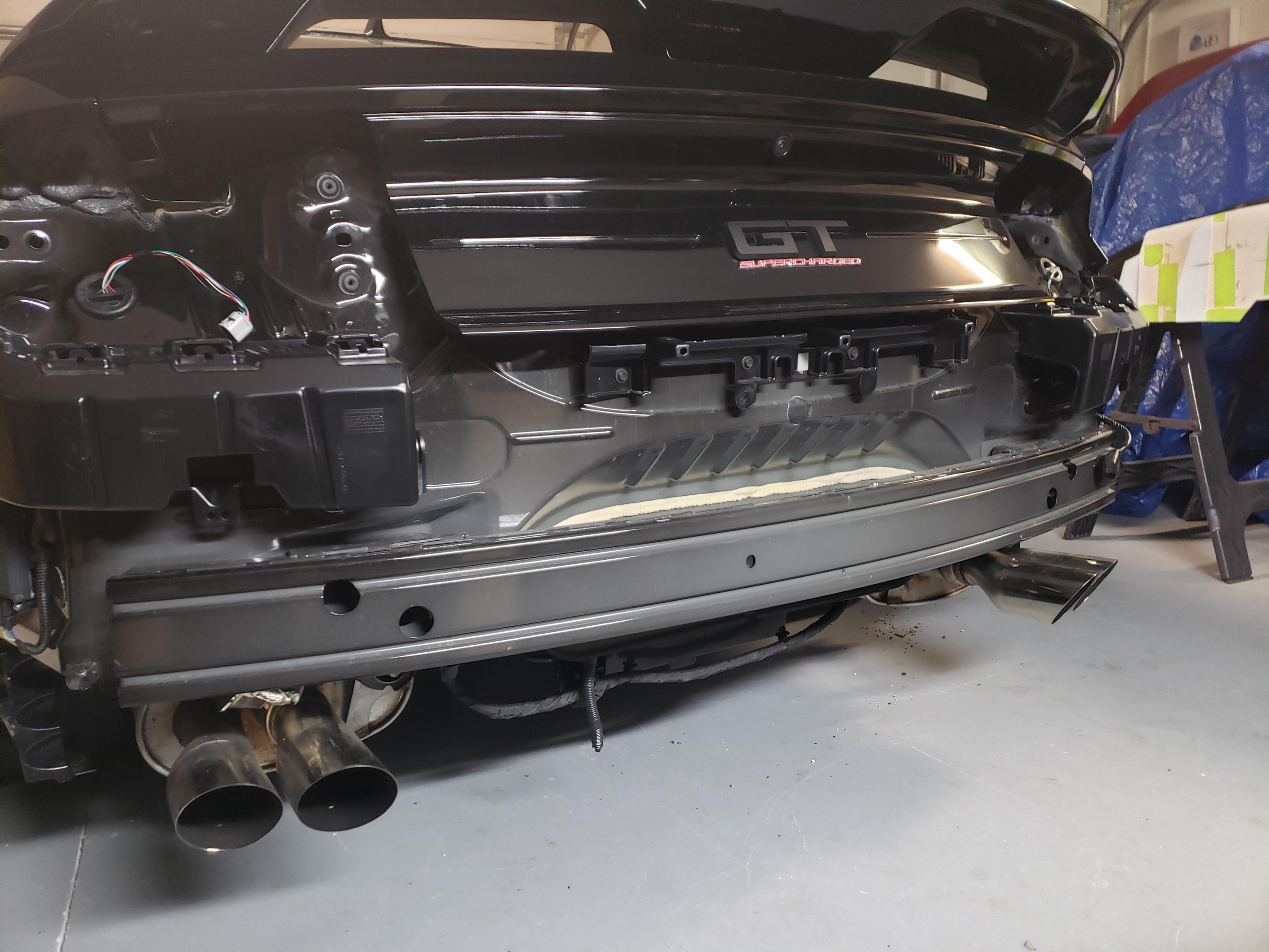 Custom rear splitter work 2.0