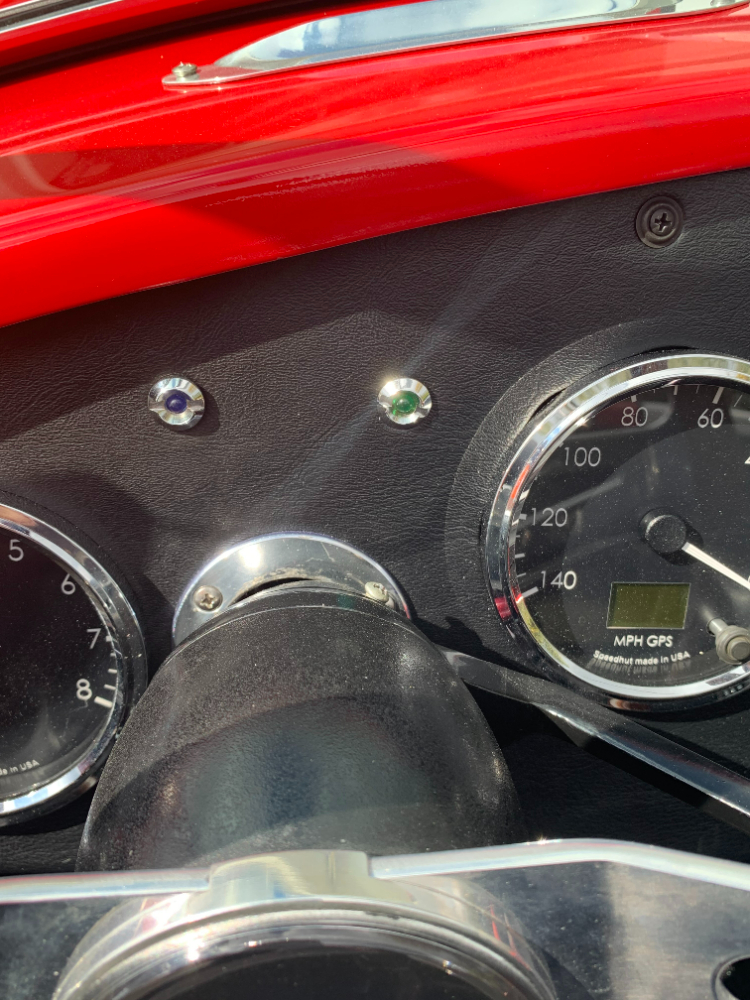 Directional and high beam lights.