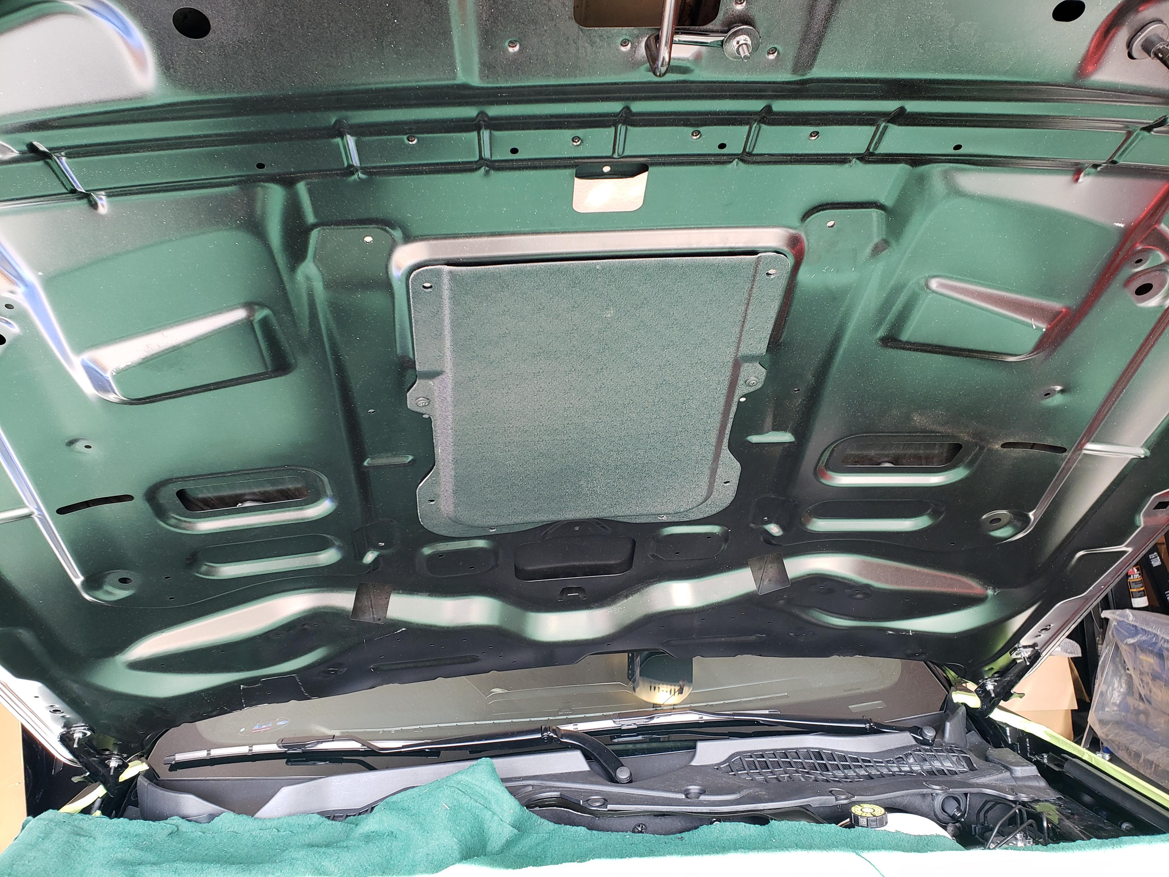 GT500 hood vent tray