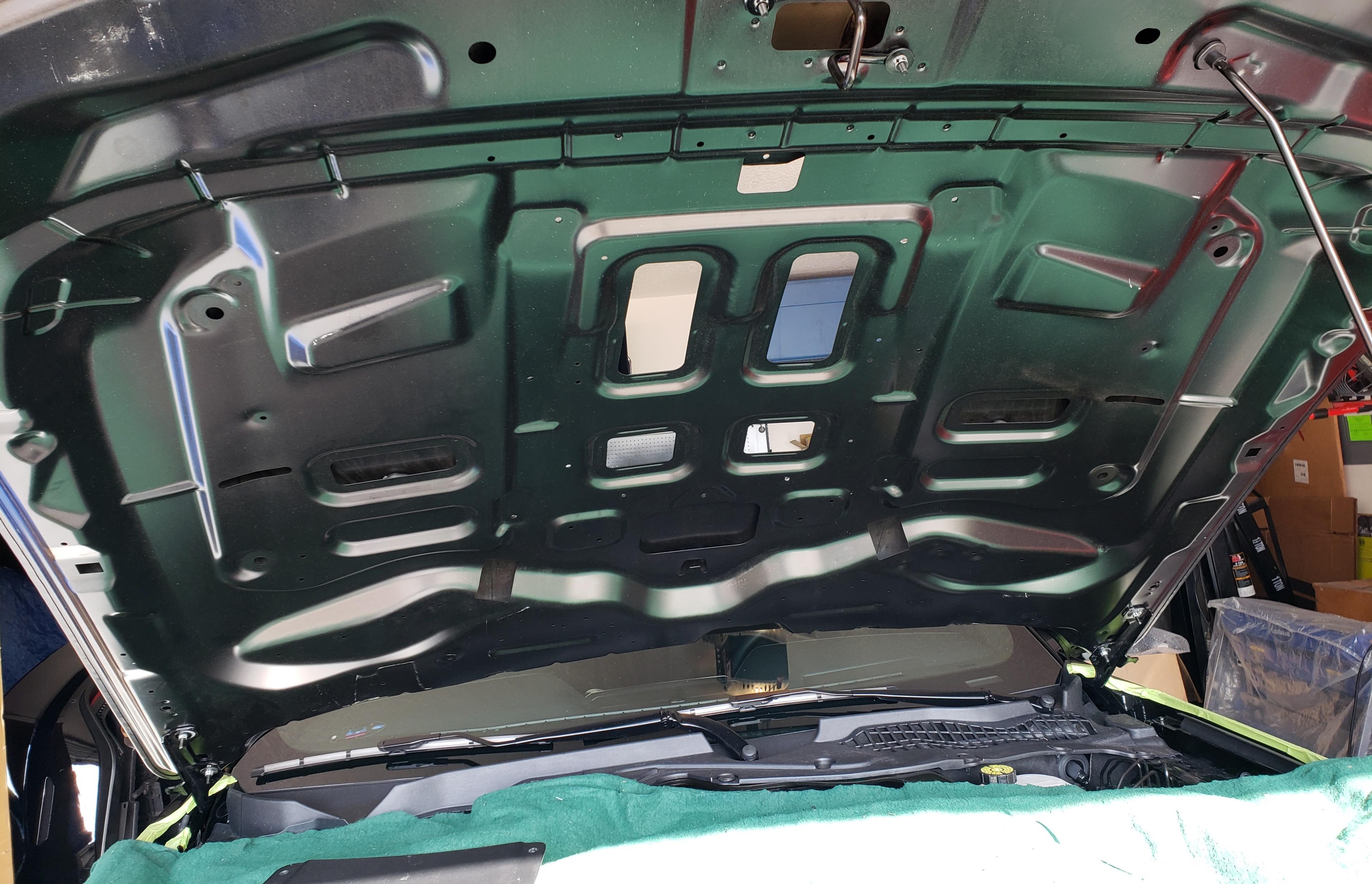 GT500 hood heat extractor vents