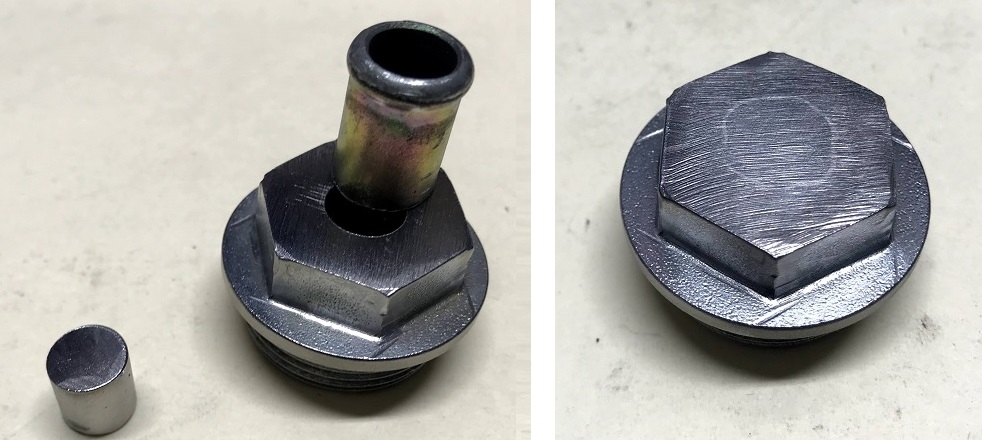 ej207 Oil Cooler Return Port modified to plug  4a
