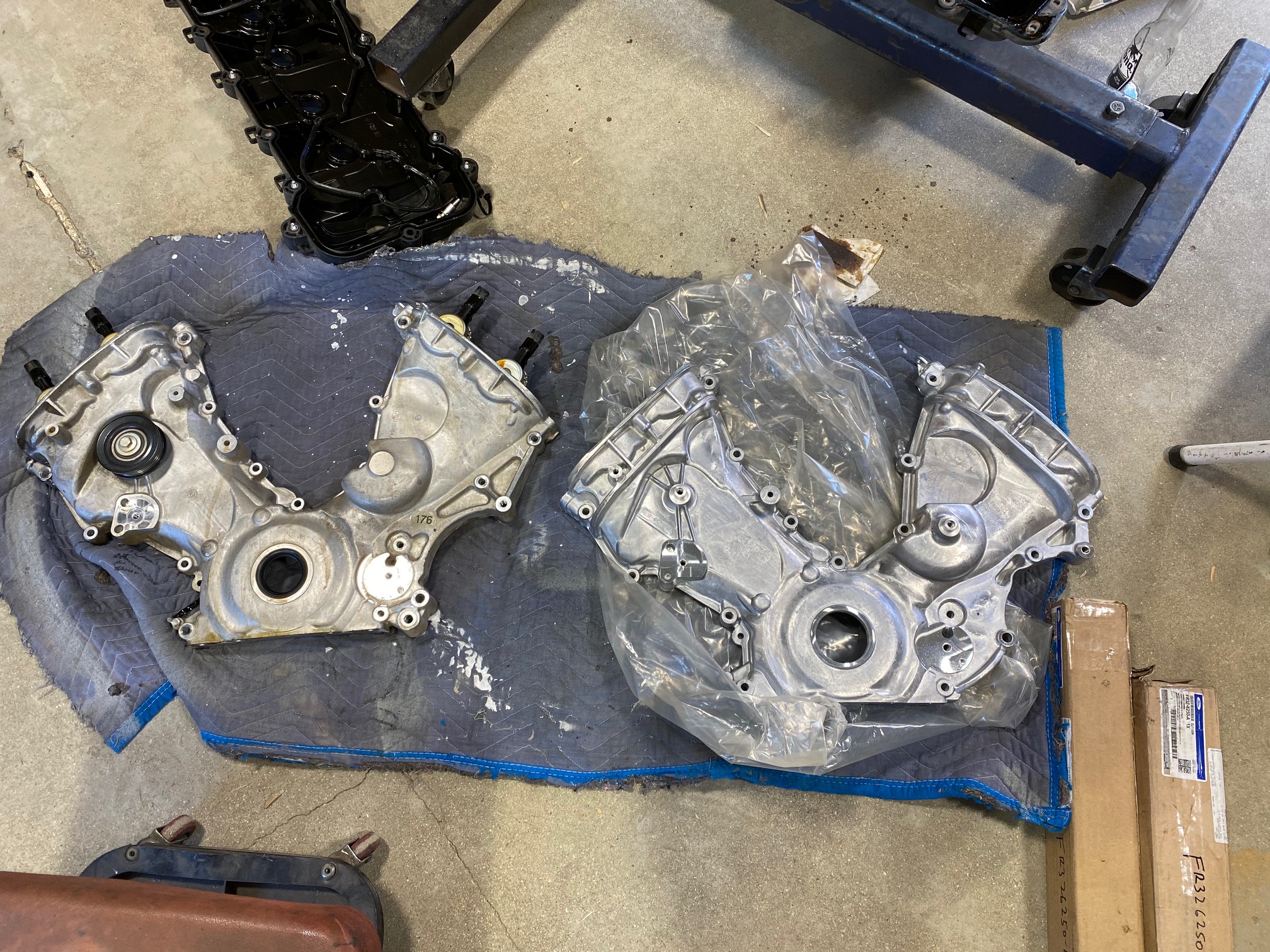 F150 (used) vs. Mustang (New) timing covers