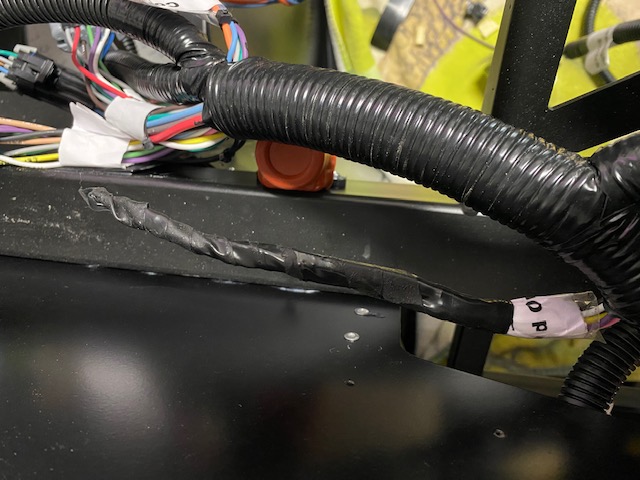 Wiring harness trim 3