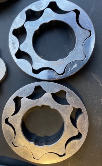 Billet (MMR) oil pump gears vs OEM v4