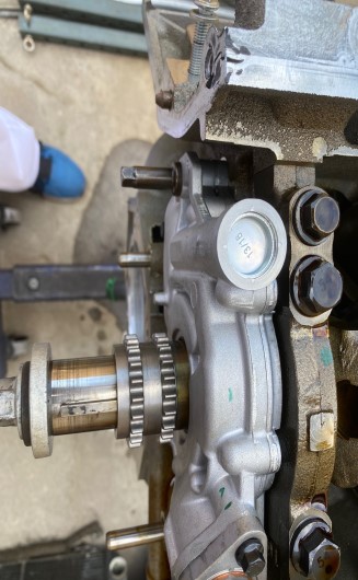 New Oil pump Hsing and crank gear installedv2