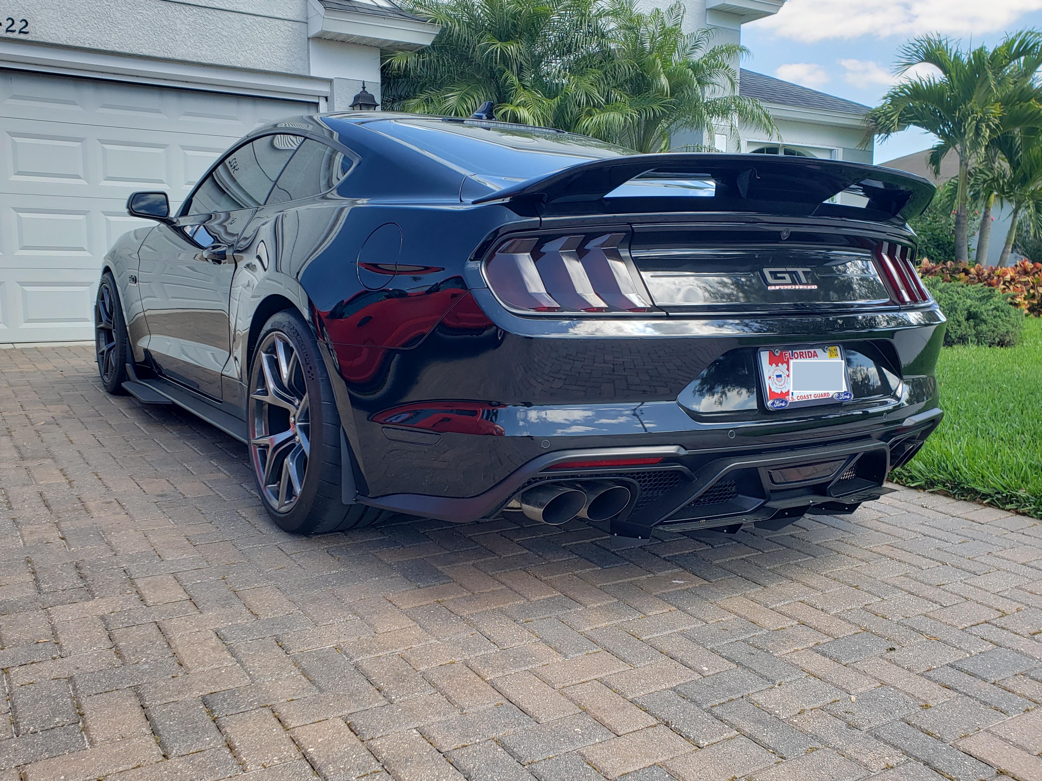 Rear quarter view - completed