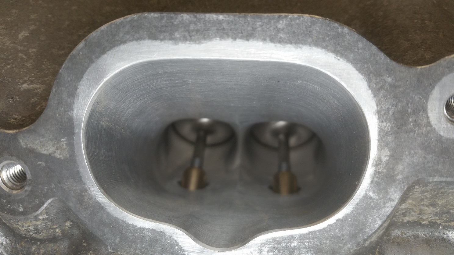Coyote gen1 intake port after porting