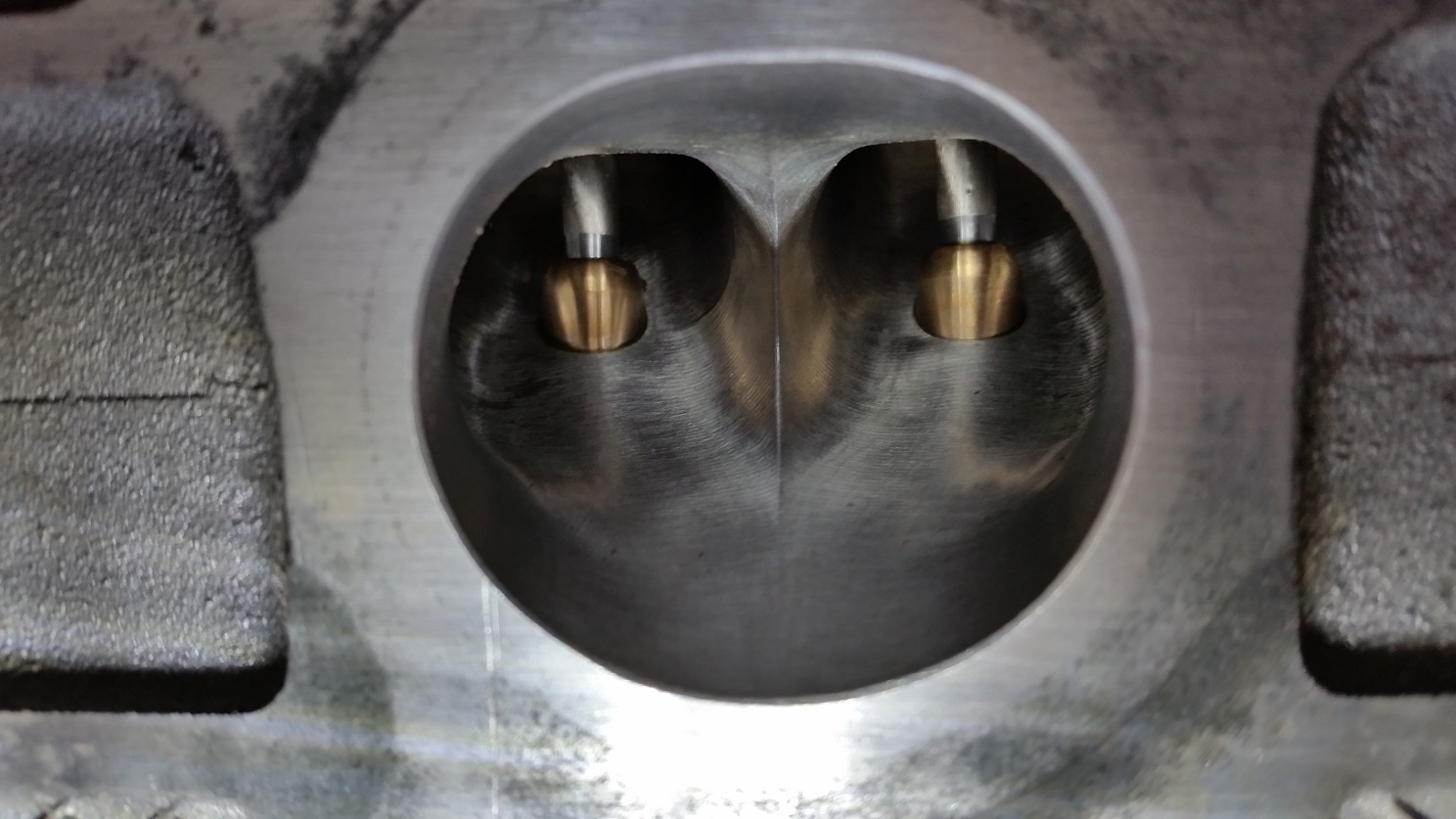 Coyote gen1 exhaust port after porting