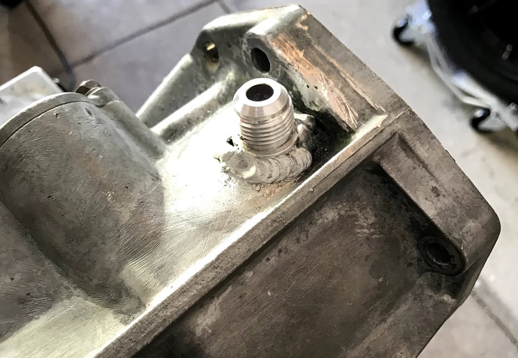 Trans Cooler Input Fitting  1a