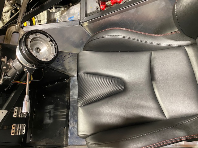 driver seat view from above