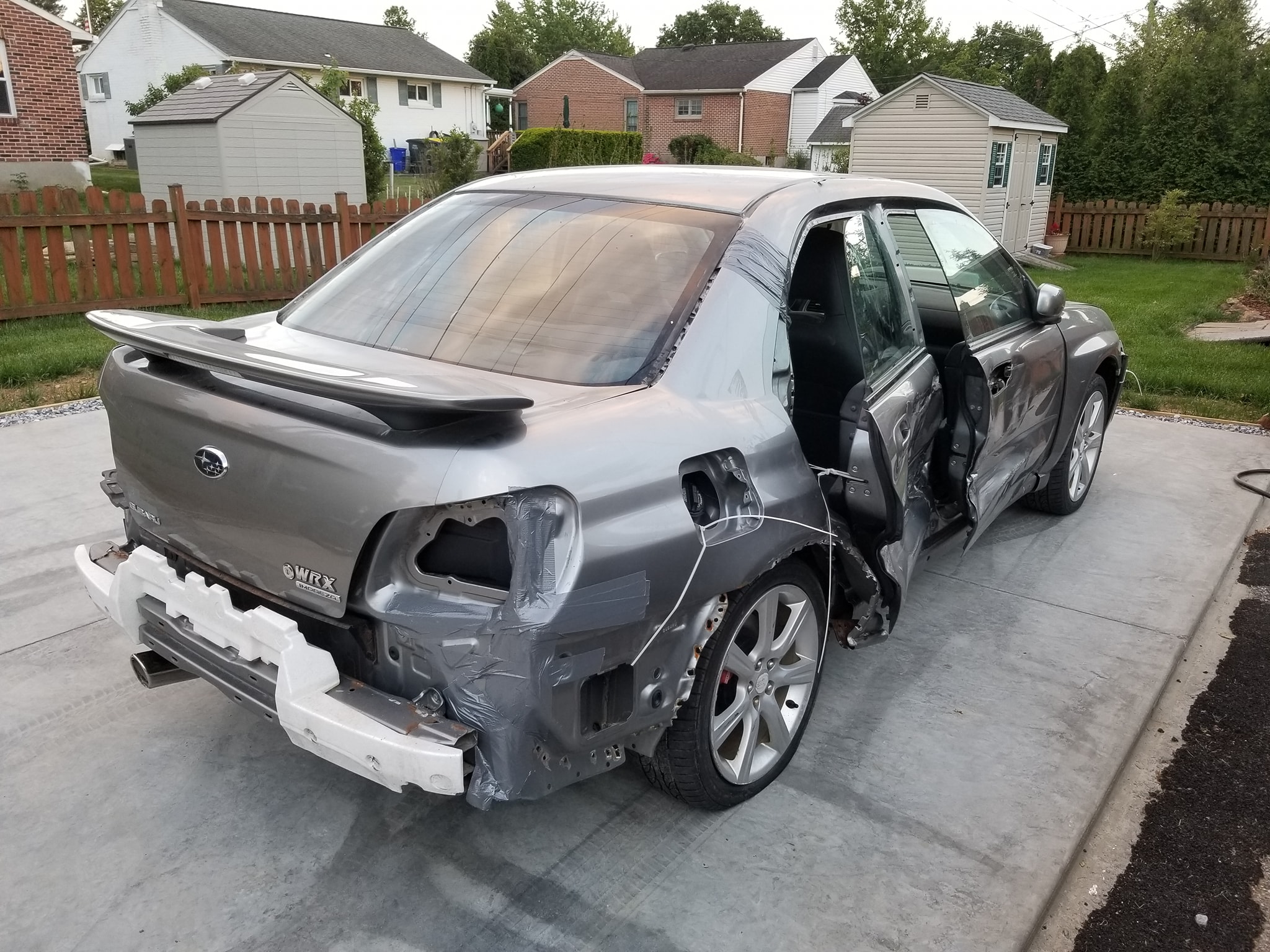 Passenger side really took a big hit.