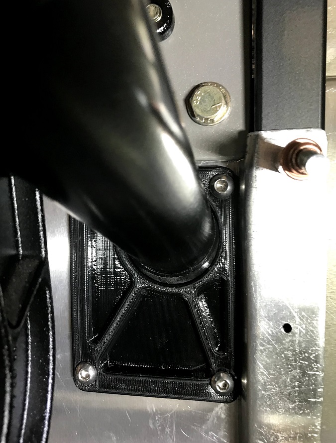 3D Printed Column Support installed  2b