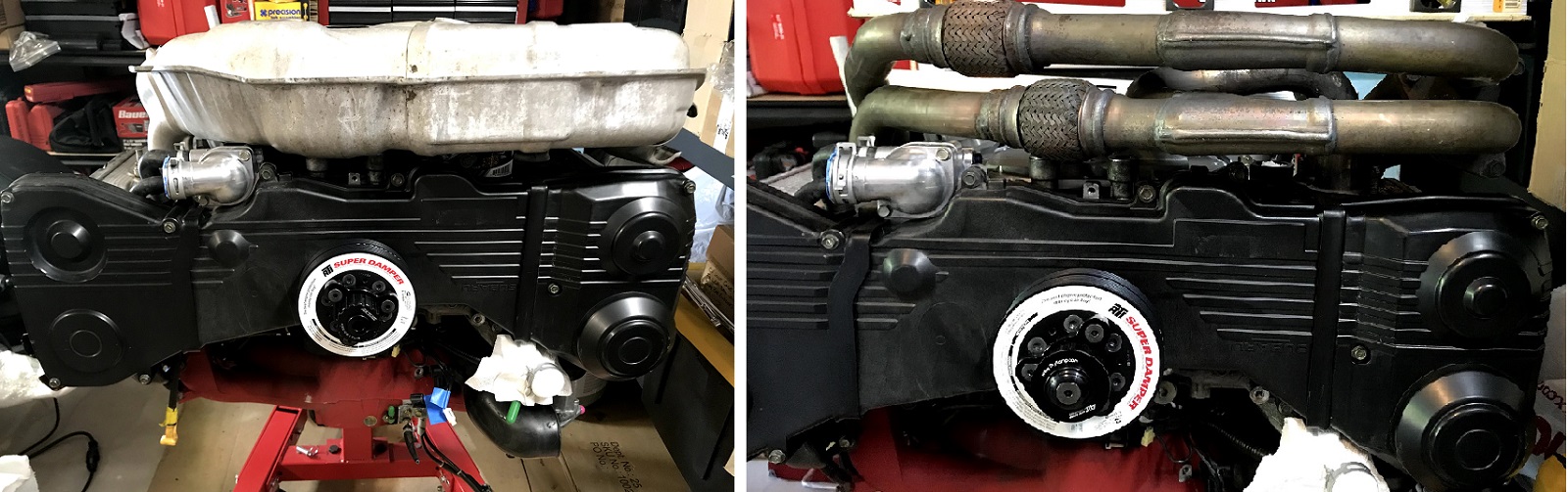 JDM ej207 Headers Heat Shield Comp a
