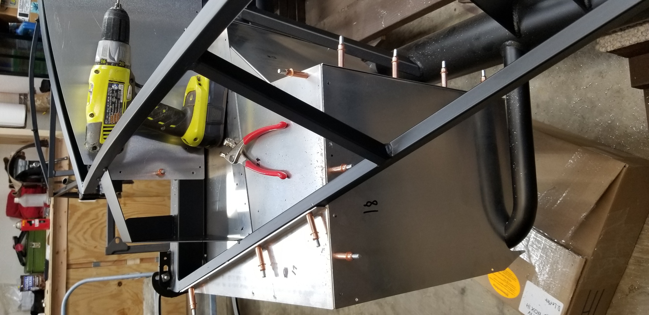 Passenger foot box