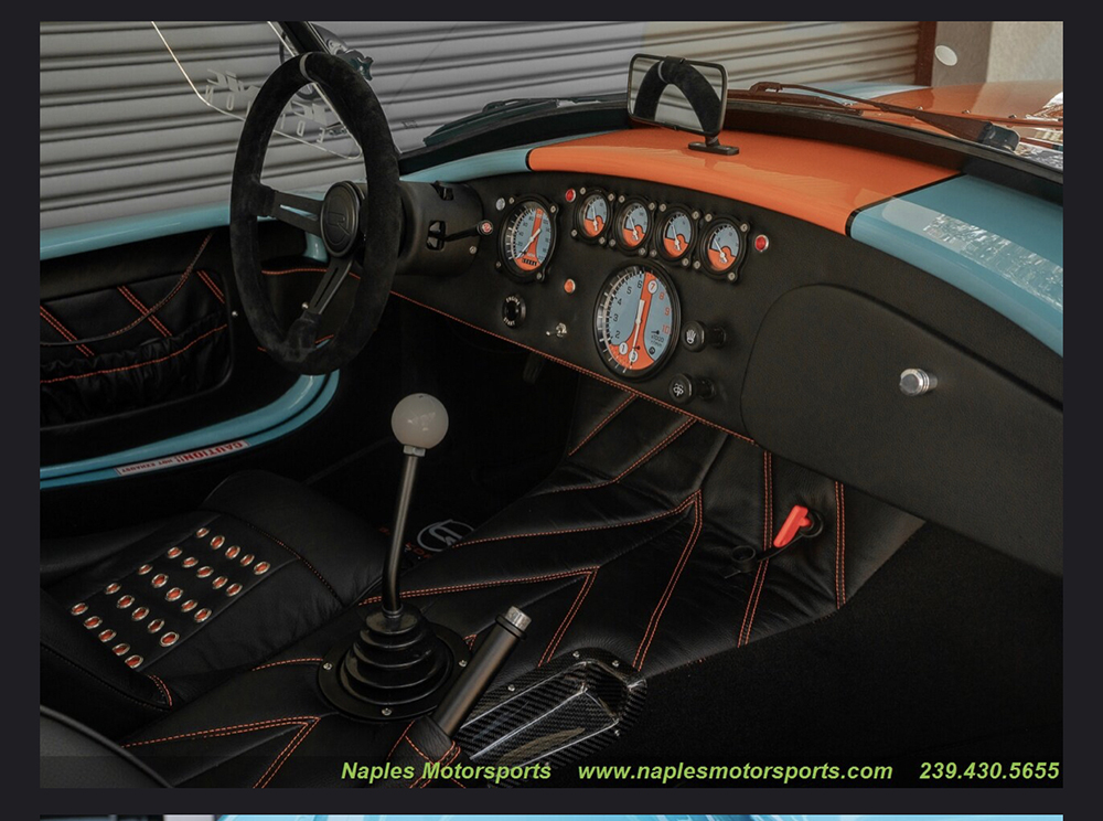 Gulf roadster interior