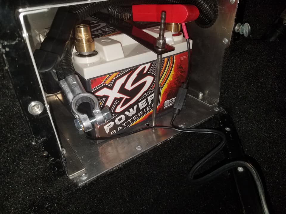 battery box with battery