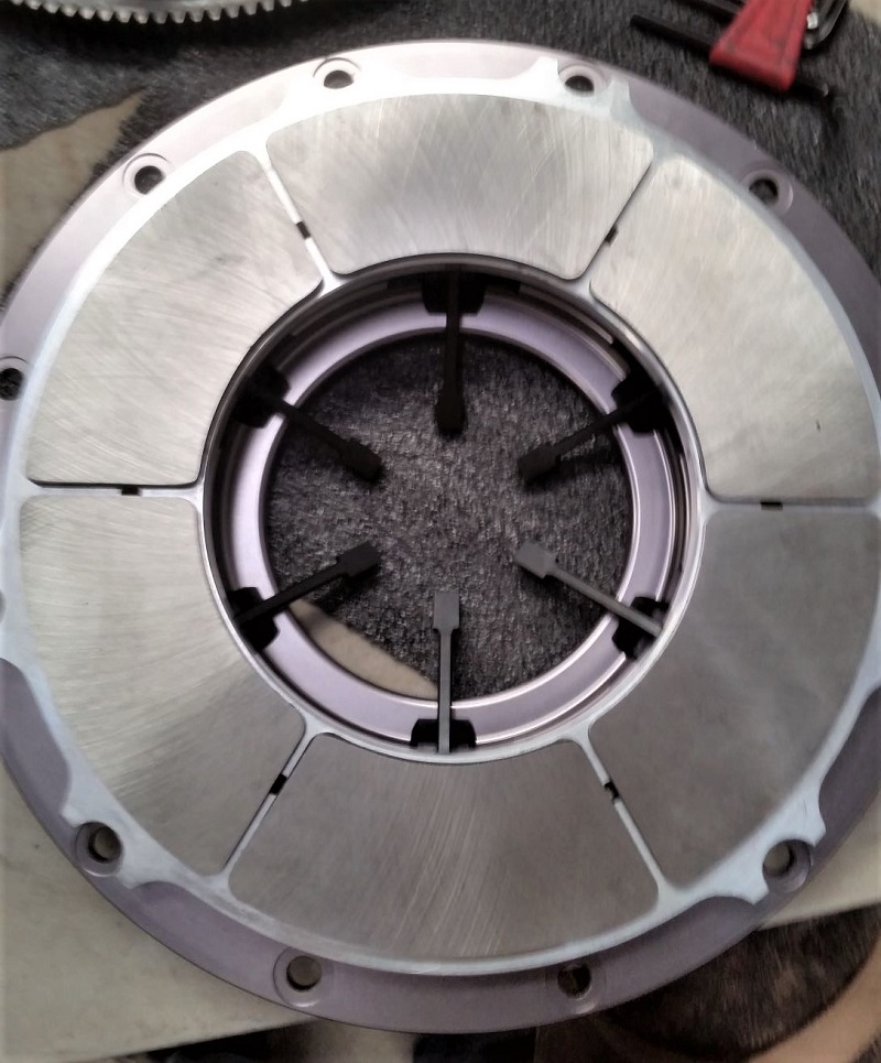 Black magic adjustable pressure plate inside