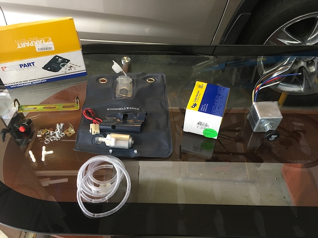windscreen washer components