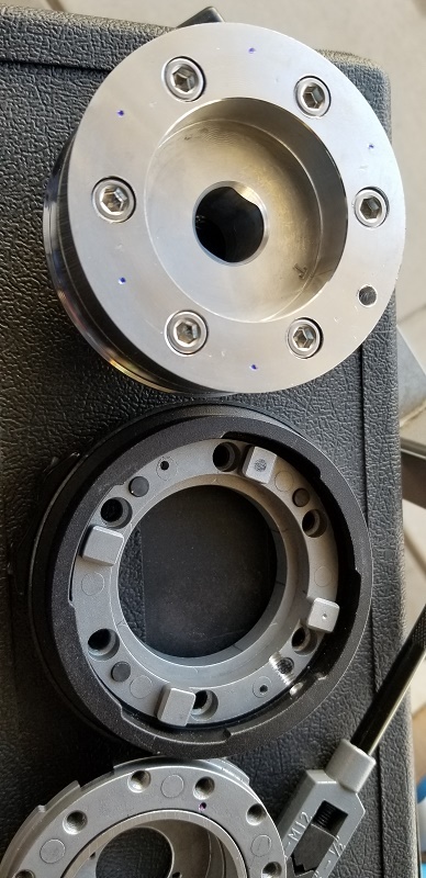 20210317 - 1st hole drilled and then tapped.  I think my spacing came out as good as it can?