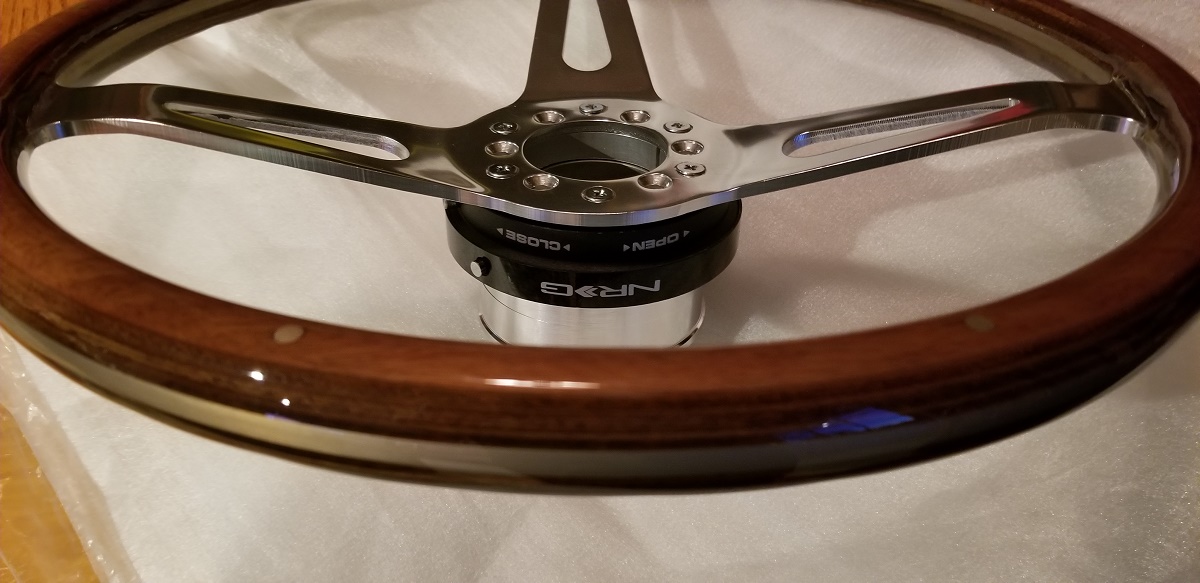 20210317 - I'm really happy with the centering and alignment of screws/bolts and NRG logo.