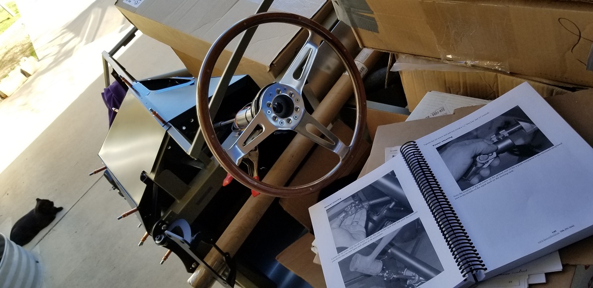 20210408 - Following the FFR Manual as a great guide.  Getting ready for the steering shaft install.