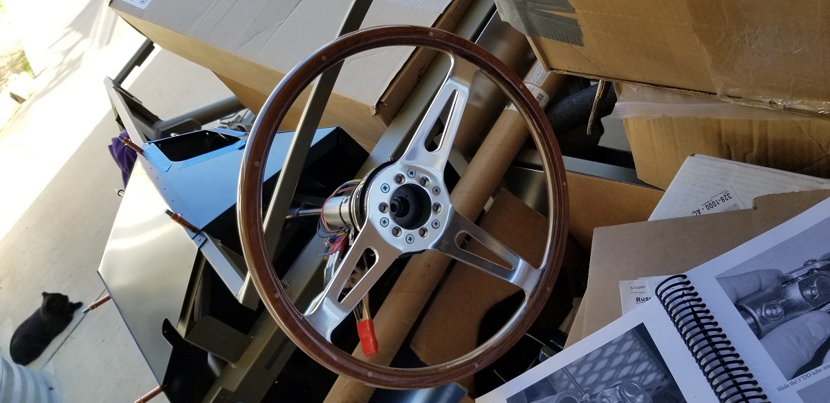 20210408 - Another photo as I was standing there and not only contemplating how beautiful the wheel looks, but just so happy on how it came out,  And not to mention, having that behind me, or is it in front? :D
