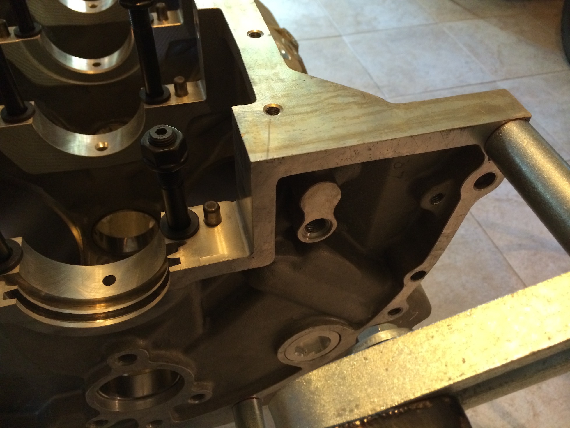 All ports and channels are capped with threaded plugs