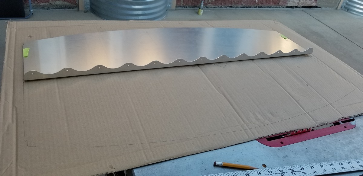 20211129 - Outlined the Breeze Cubby Wall and decided to just make a 2nd one as a backup, since as easy as it sounds, it never is!  The way the trunk is shaped, should be fun to see if I can get it on the money on the first try.  I'm betting on the 2nd one.  So, I figure make a 2nd one now.  Much easier to work with cardboard.