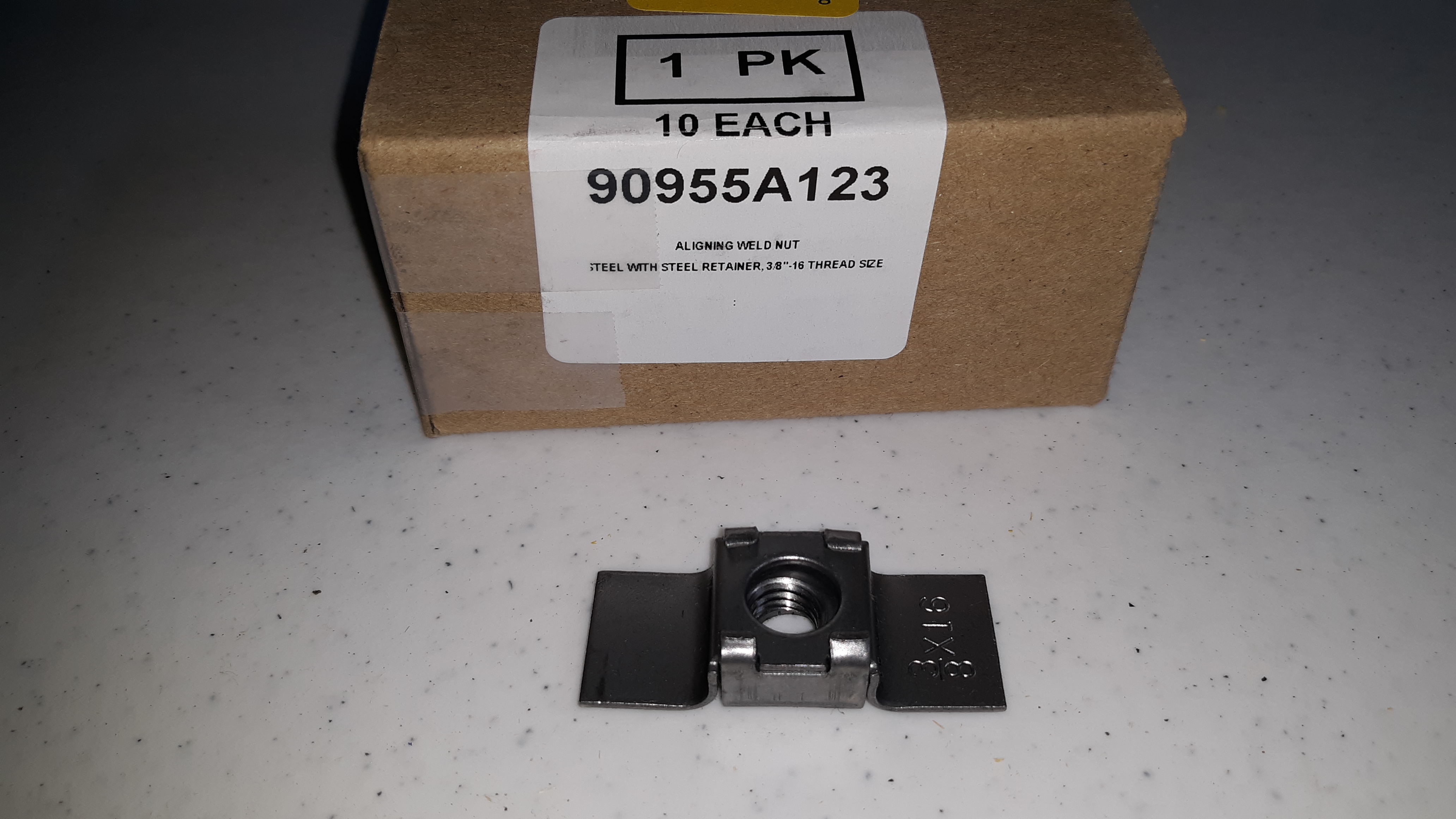 3/8 x 16 Weldnut
Part #90955A123
$18.19 per 10
McMaster-Carr
