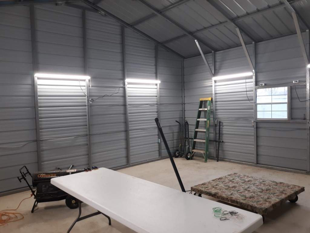 elect 2
North wall 2 additional lights