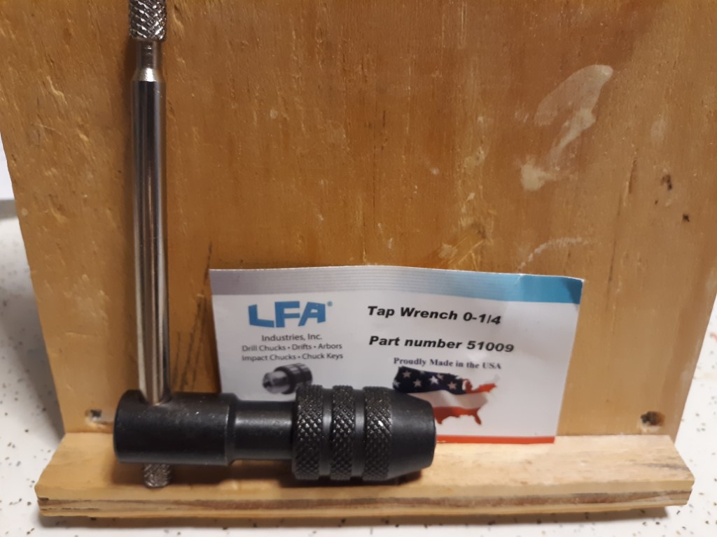 Sliding handle 3" long tap wrench
Part # 2546A22
$19.29
McMaster-Carr
