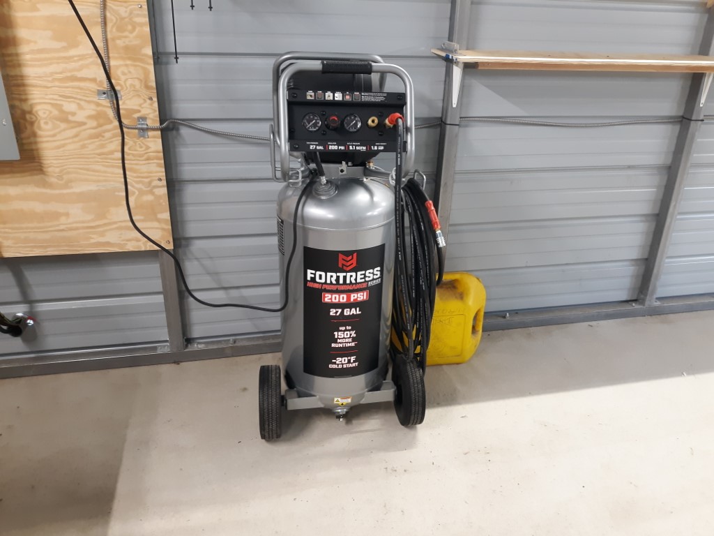 Fortress Air Compressor
No part number
$433.34 (on sale)
Harbor Freight