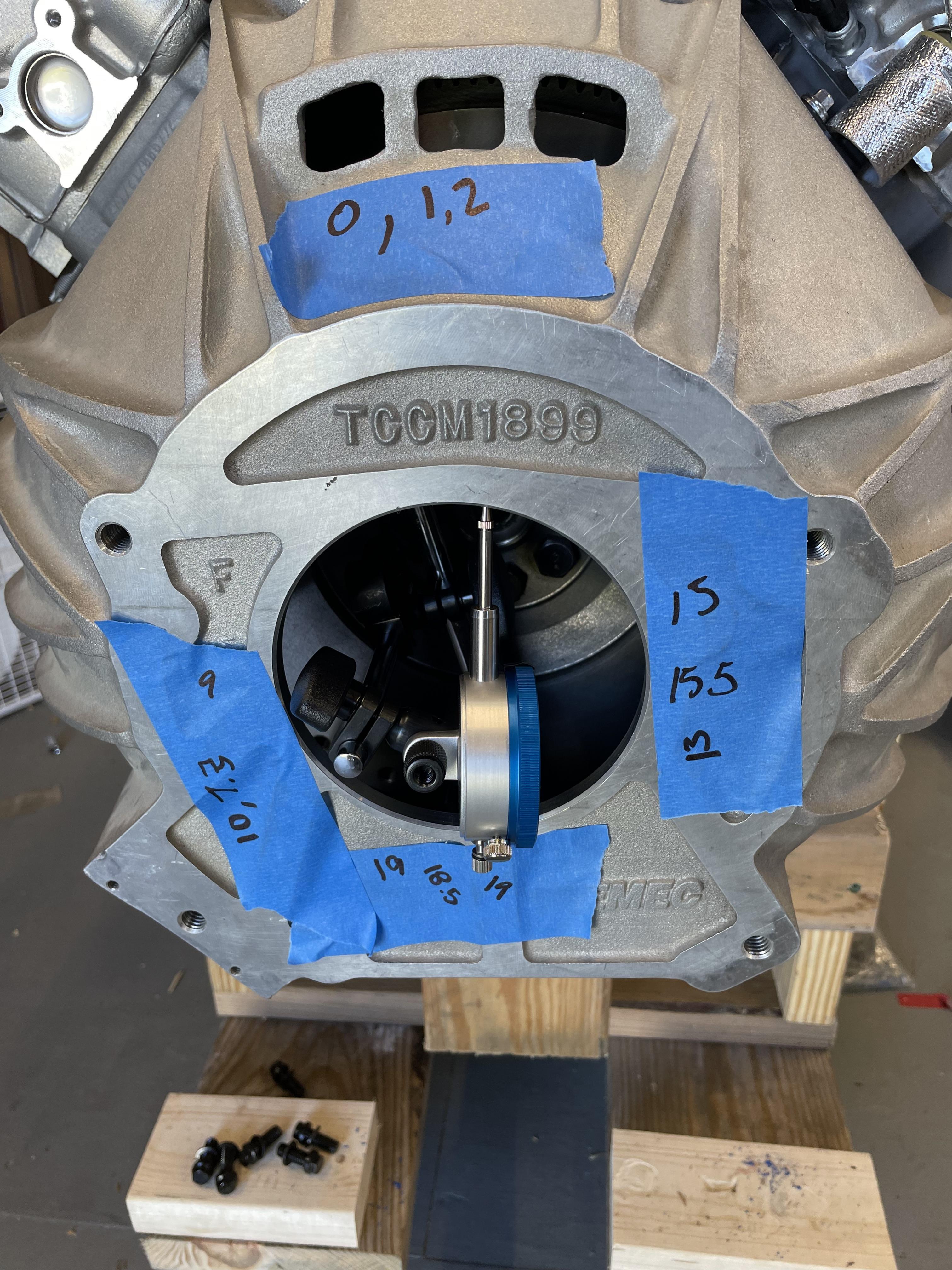 Bell housing runout