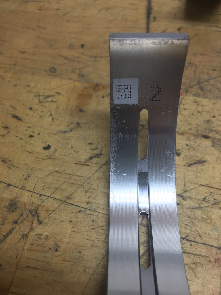 Chewed bearing