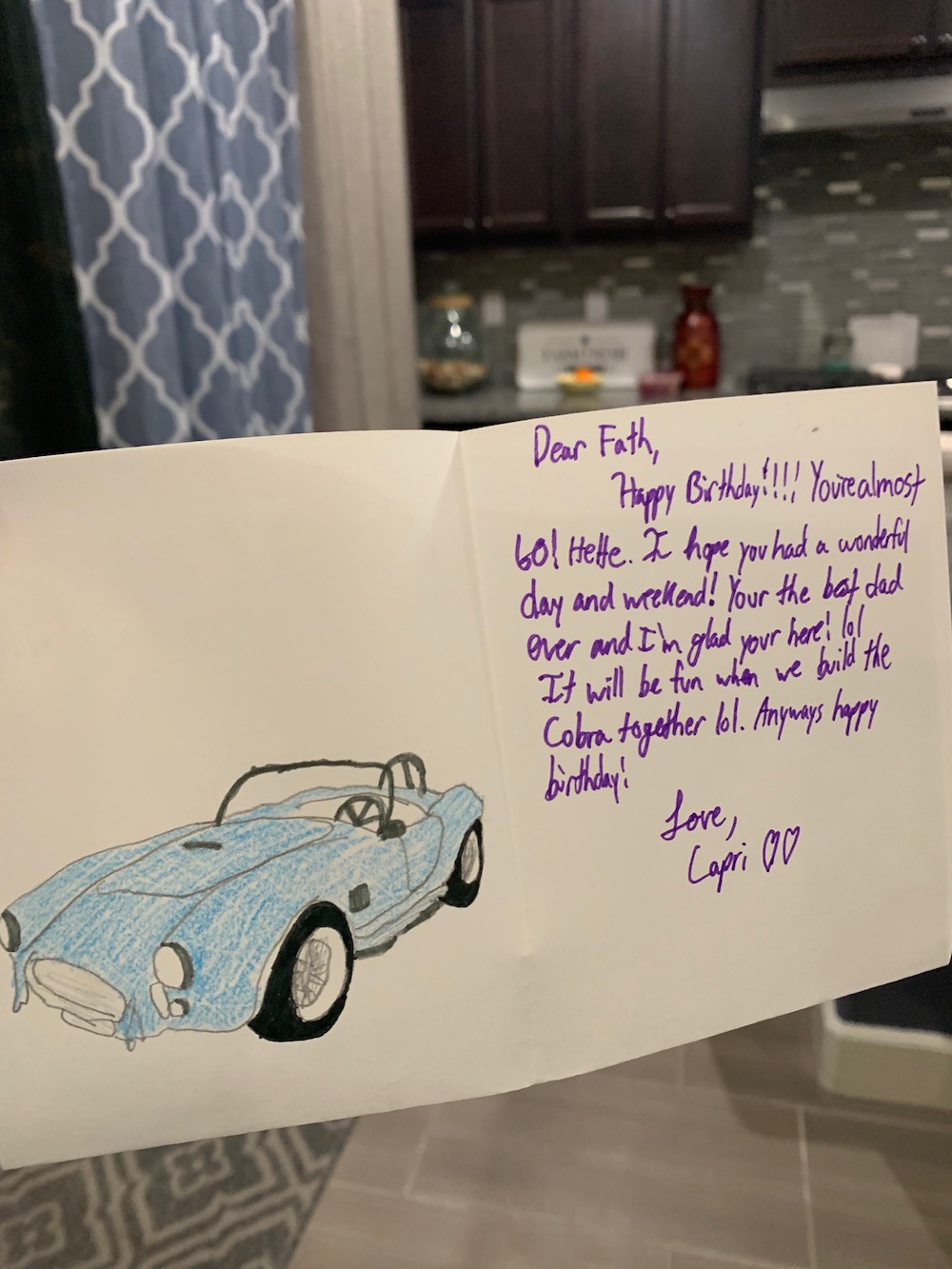 Capri BdayCard