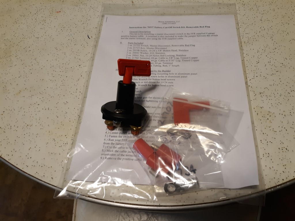 Battery Cut off Switch Kit w/Removable Red Flag
Part #70537
$38.00
Breeze Automotive