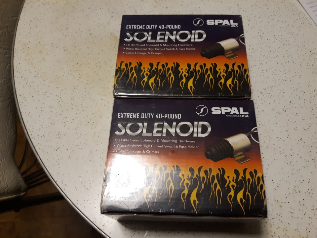 40 lb Solenoids (Door poppers)
Part #910-69240
$70.06 ea
Speedway Motors