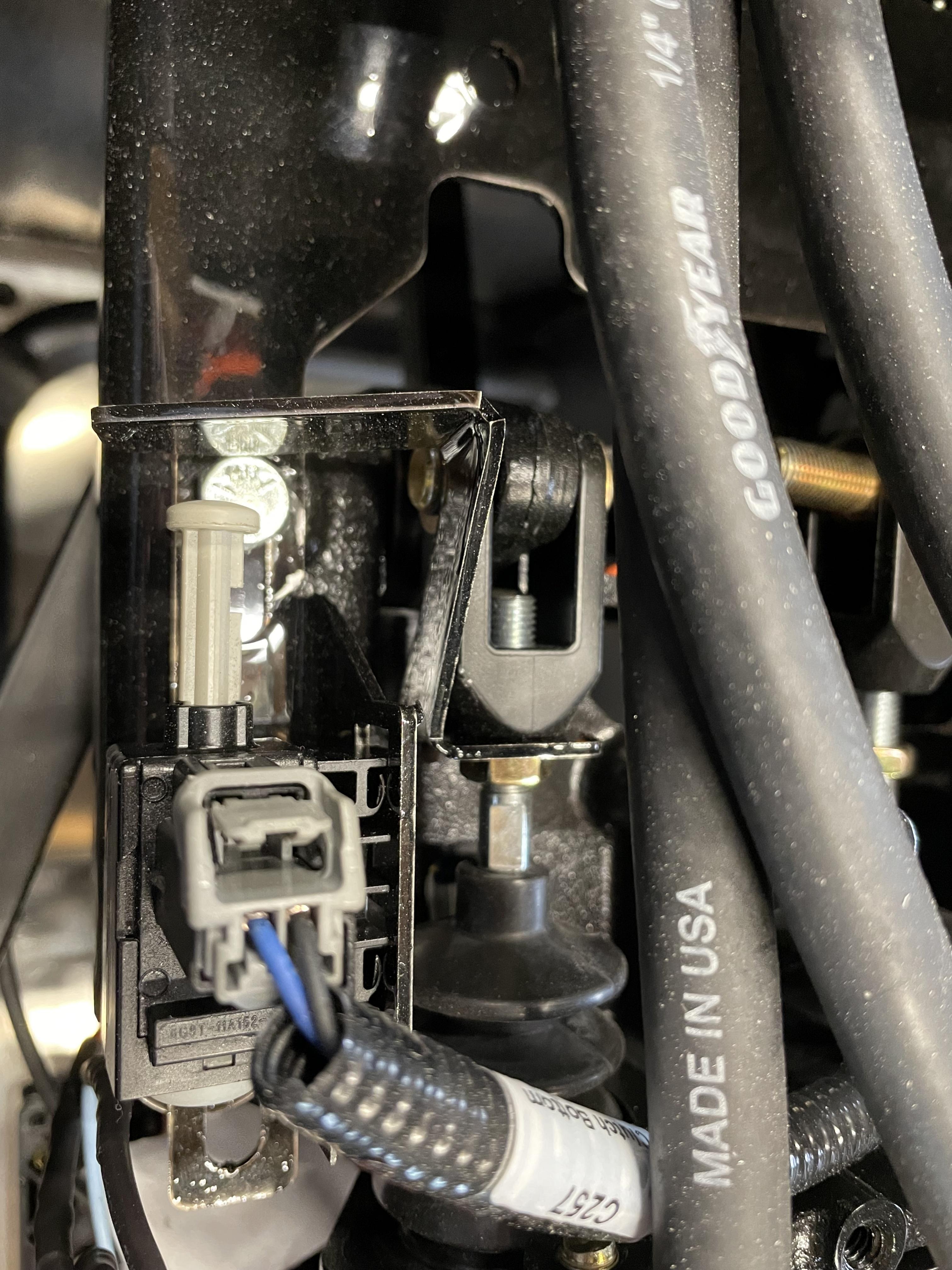 Clutch switch bracket