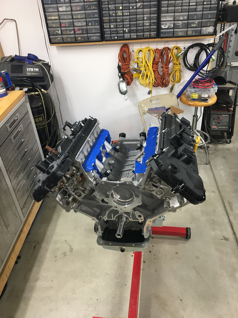 Heads installed