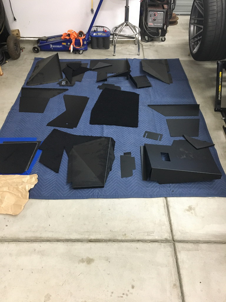 Footbox sound proofing