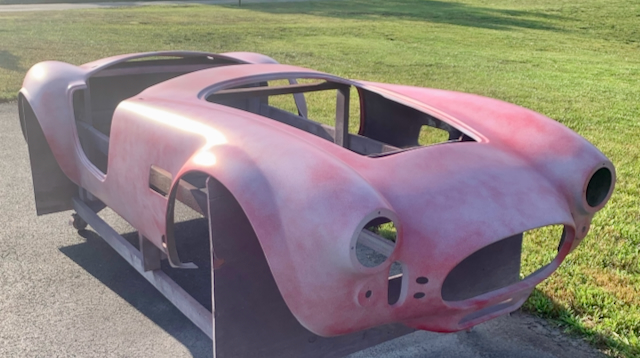 First round of primer before block sanding