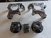 Rear spindles and hubs