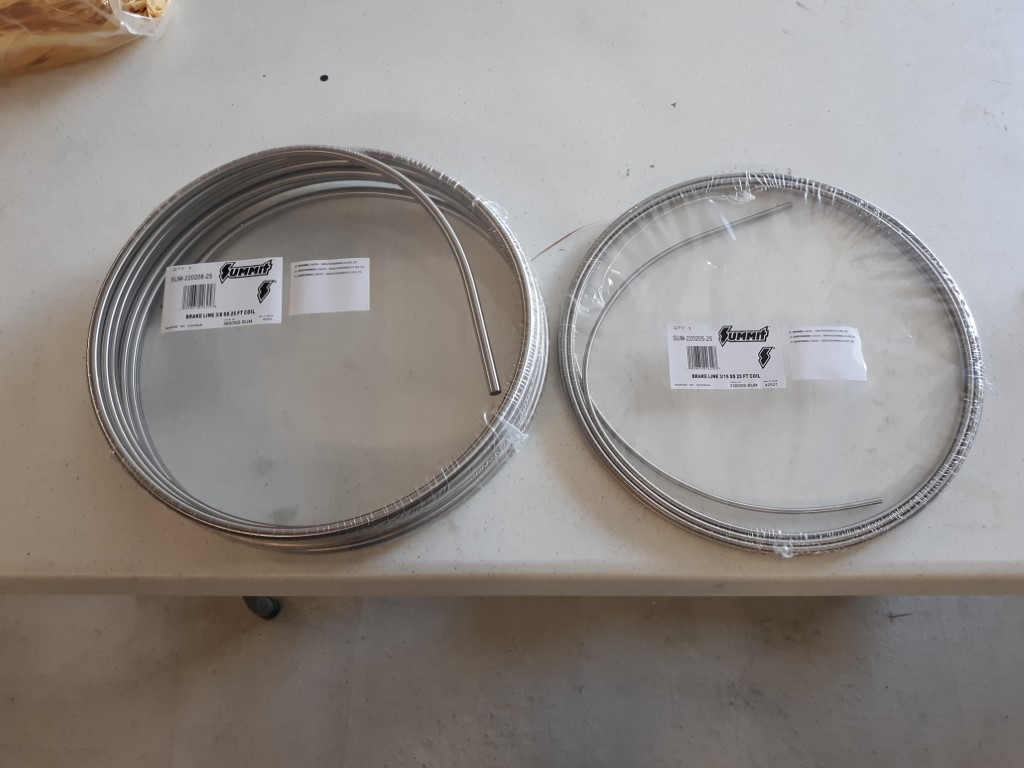 SS gas and fuel line