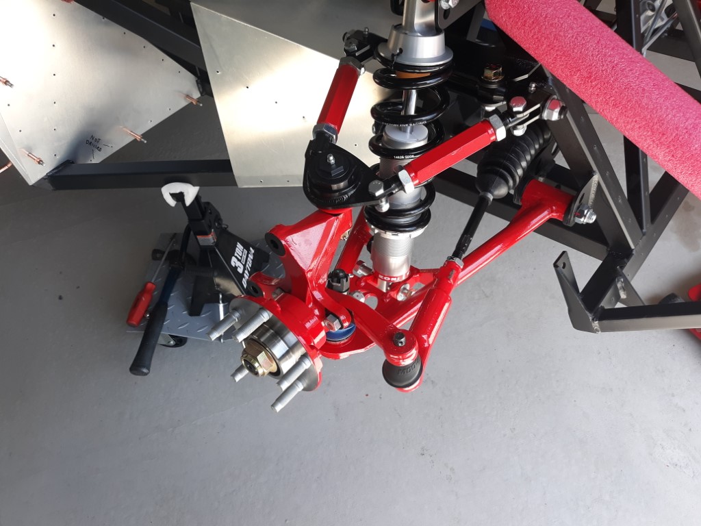 Front suspension mostly done