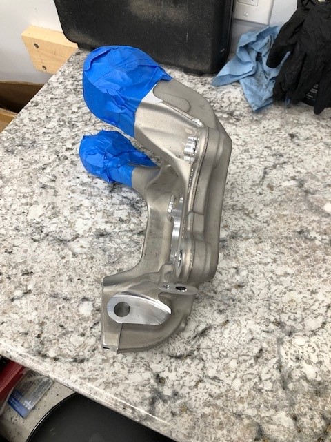 Trimmed the rear spindles with my angle grinder and finished it with a sanding disk.   There's a lot of stuff on the POL i'm waiting for - a lot of the locknuts are missing so  assembly can only go so far but doing what I can with what I have.