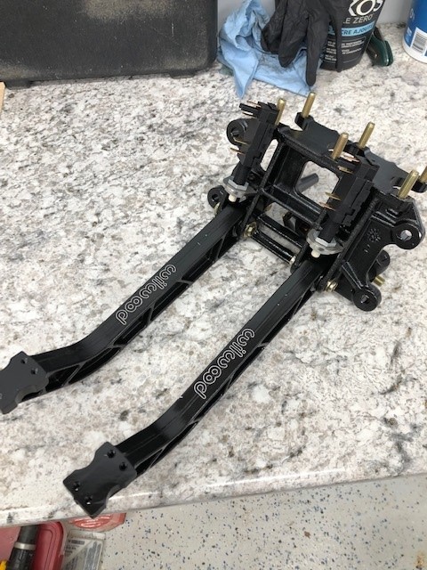 Figured I would take a look at the peddle box assembly.  Drilled the holes and attached the switch for the the brake and clutch safety switch.