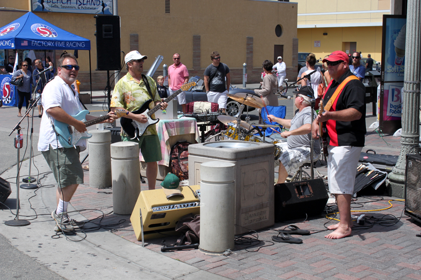 The band sounded great
