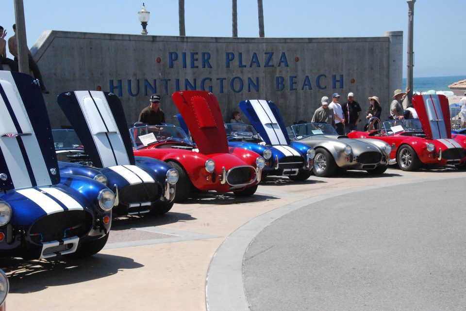 All lined up at the plaza