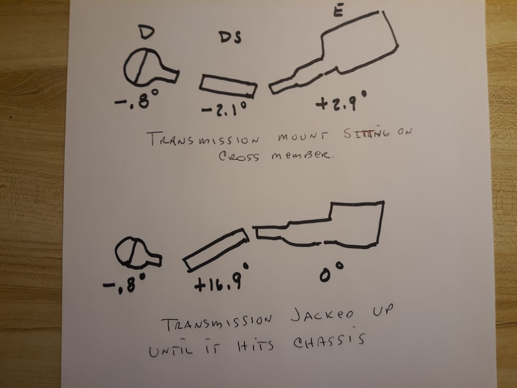 pinion angle drawing